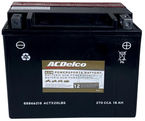 ACDelco ACDACTX20LBS Group 20L-BS Battery – CCA 270