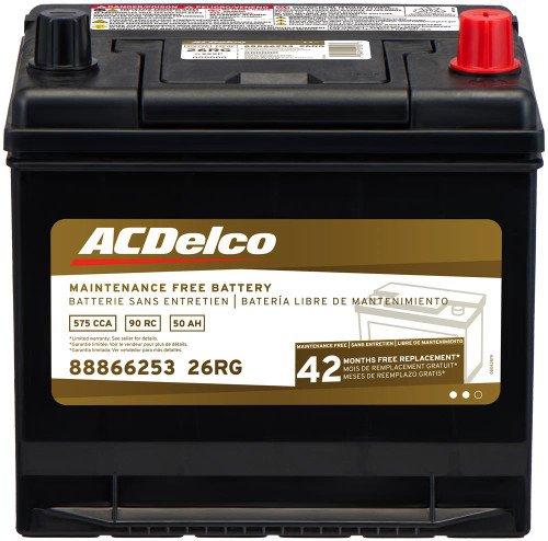 ACDelco ACD26RG Group 26R Automotive Battery – 42 Month Warranty, 575 CCA