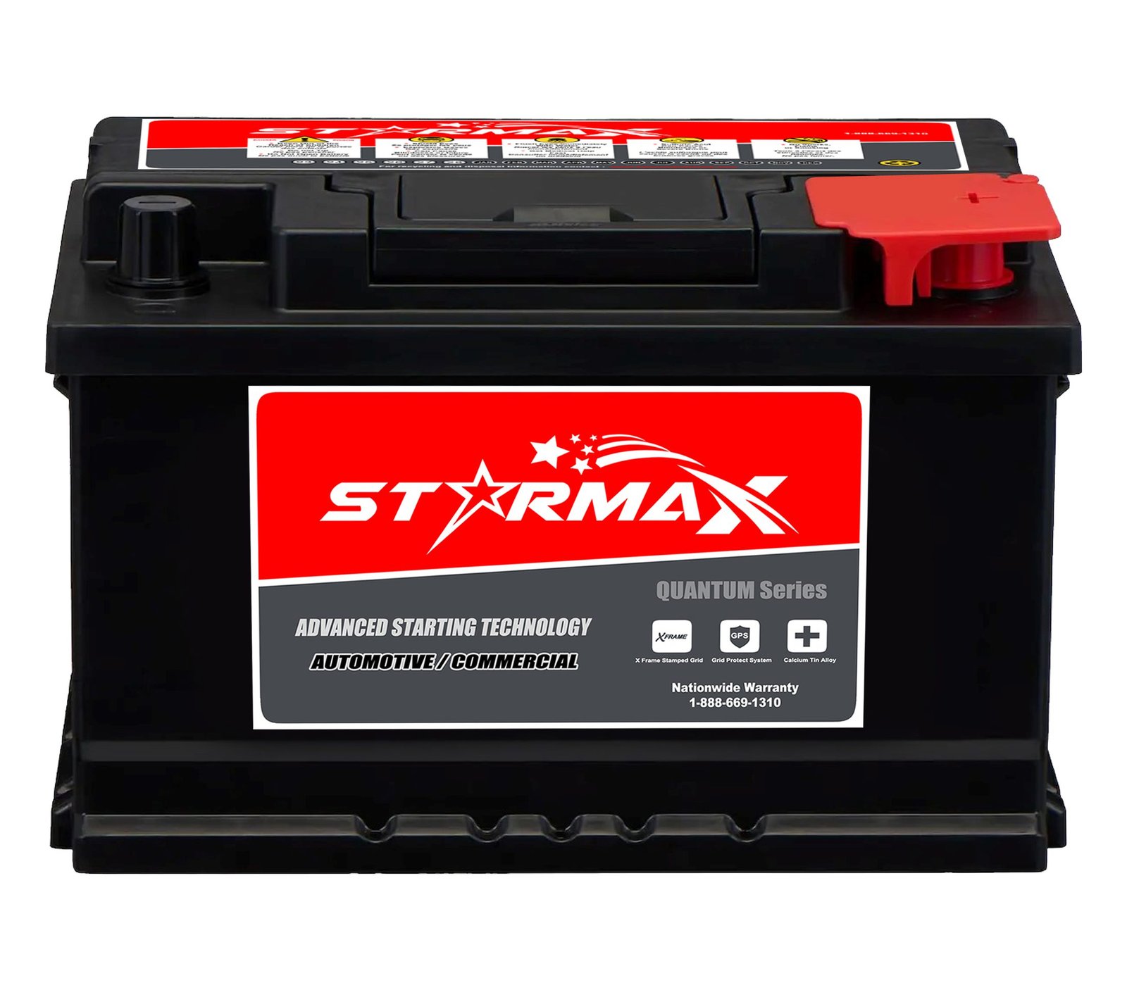 Starmax Quantum 91-910 Group 91 (T6,LBN3,48) Auto/Car/Truck Battery, 910CA, 730CCA, RC120