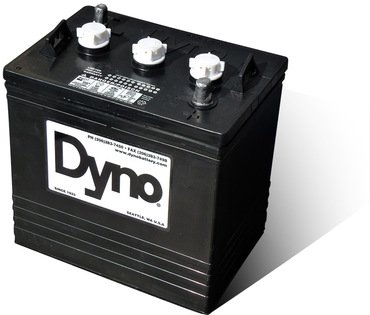Dyno D-105 6V 225Ah Deep Cycle Golf Cart & Floor Sweeper Battery (GC2C)