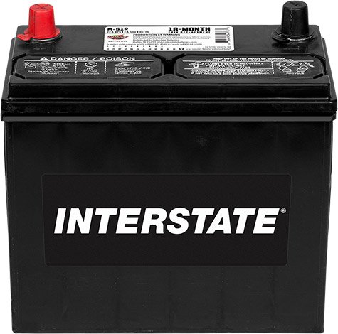 Interstate M-51R Group 51R Automotive Battery